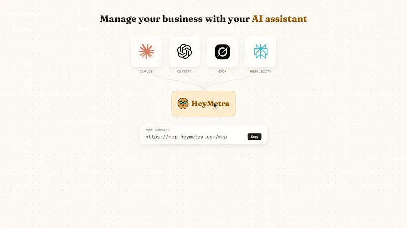 HeyMetra screenshot 1 (video preview)