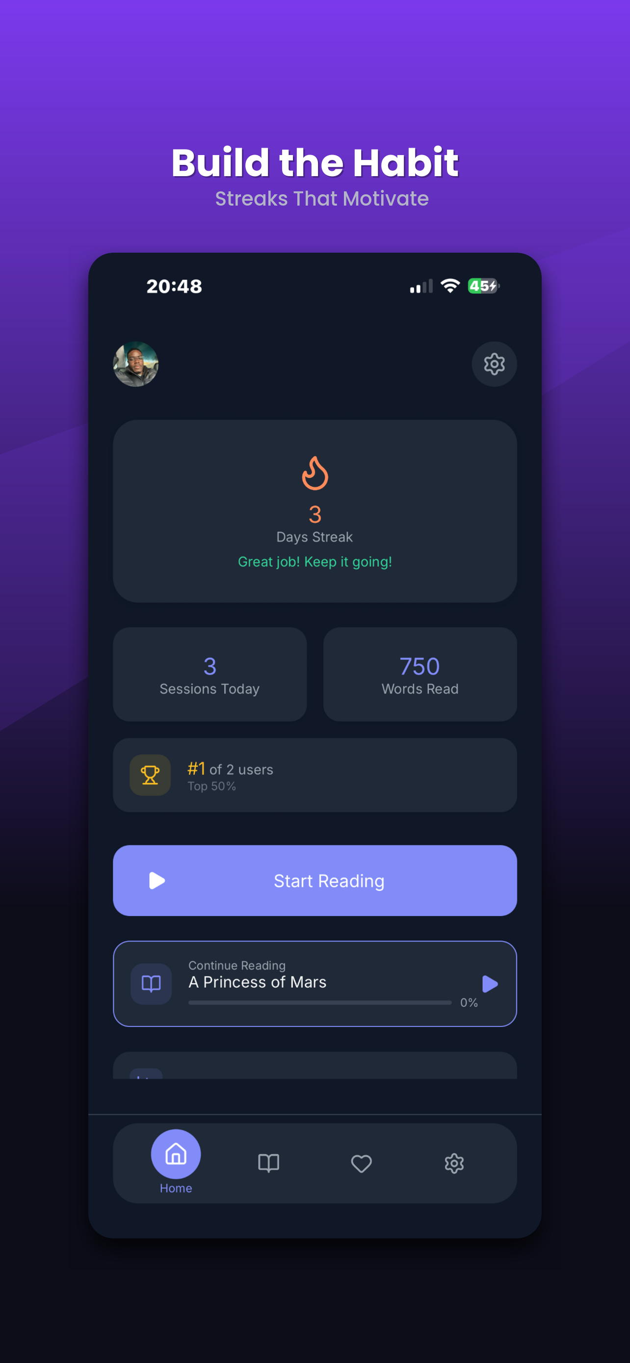 FastReadi - Main product screenshot demonstrating key features and user interface