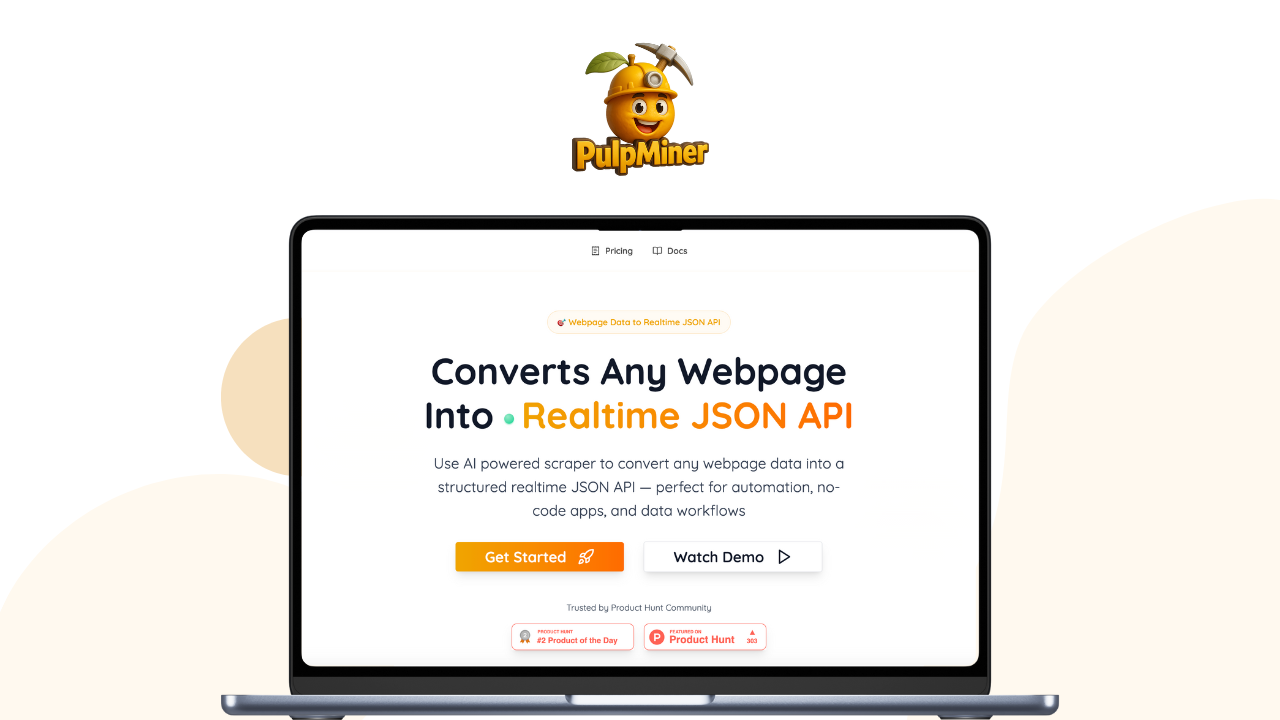 Pulpmans - Herhangi bir web sayfasını gerçek zamanlı json api'ye dönüştürür medya 2