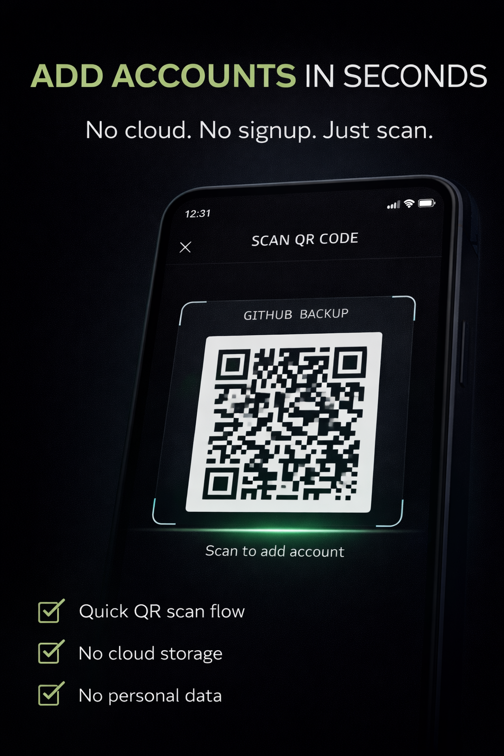 VOIDTHENTICATE – Offline 2FA Vault gallery image