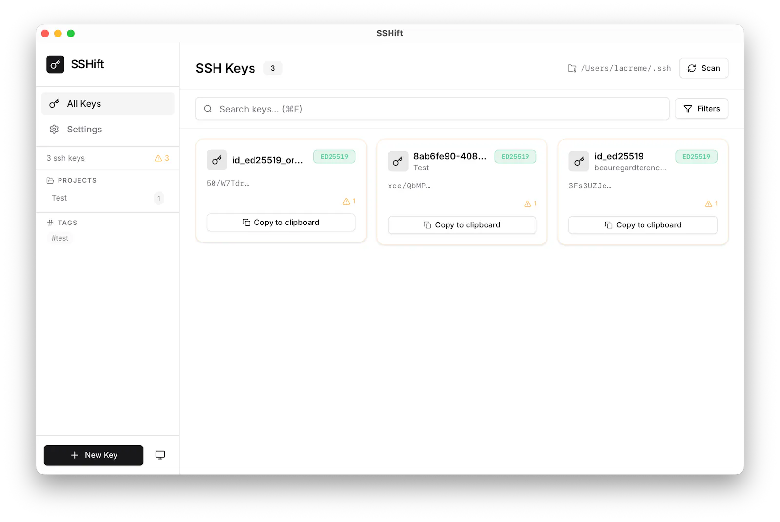 SSHift screenshot 1