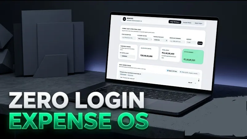 Monvael : Expense Burn Rate Calulator screenshot 1 (video preview)