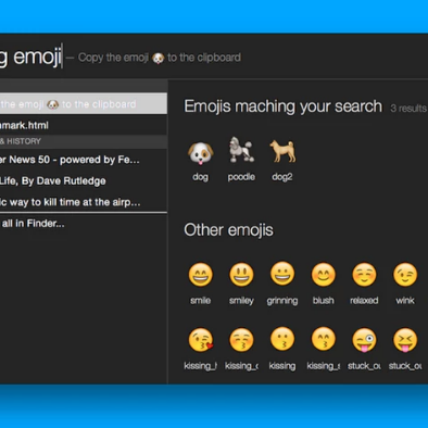 Spotlight Emoji - Search and copy emoji from inside Spotlight | Product