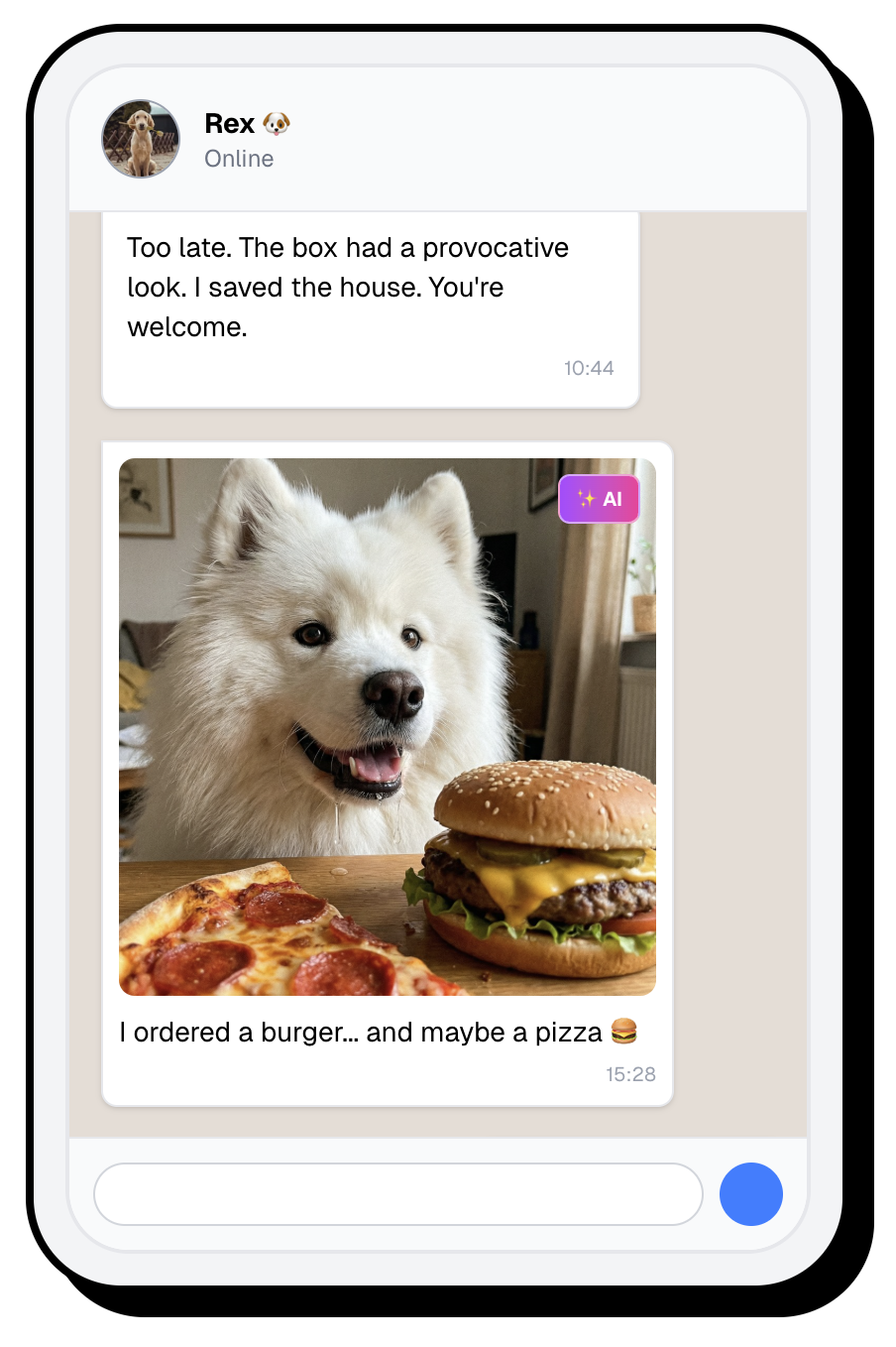 PetChat - Screenshot 2 showing product features and functionality