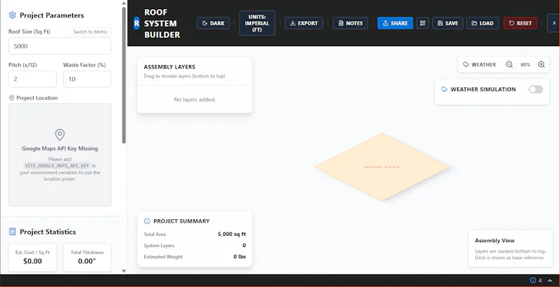 Roof Builder App screenshot 2