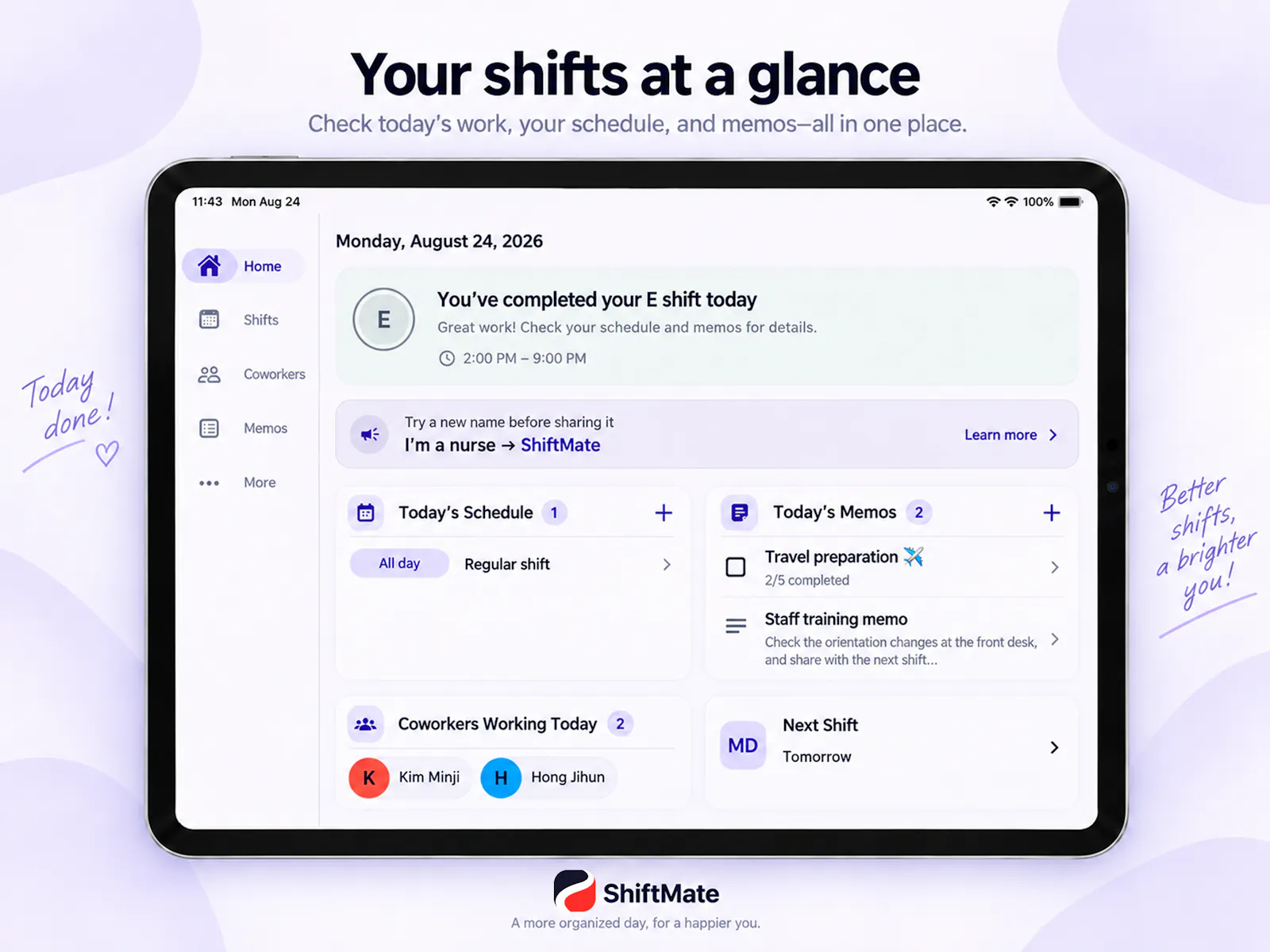 ShiftMate - Nurse shift calendar screenshot 15