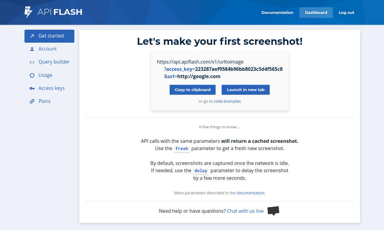 ApiFlash Image