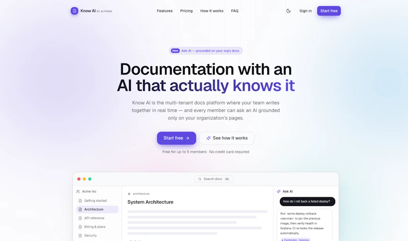 Know AI v1.0 screenshot 1