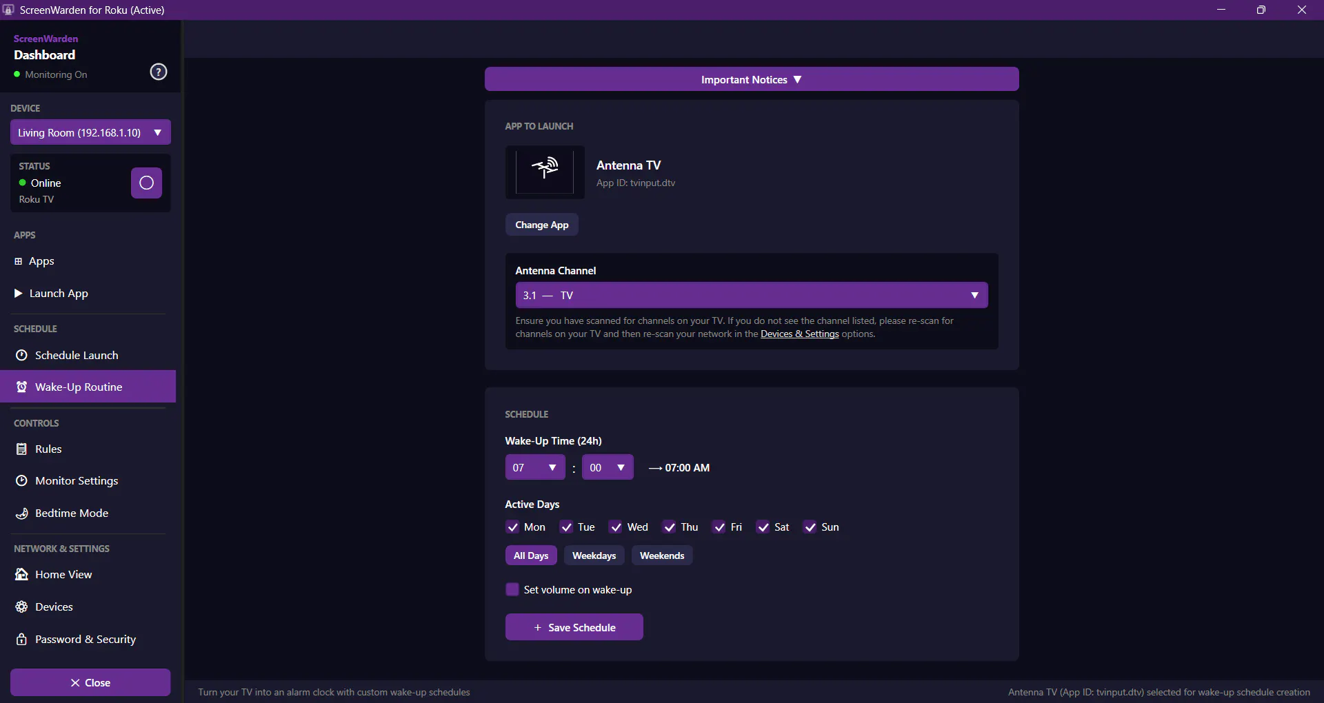 ScreenWarden for Roku gallery image