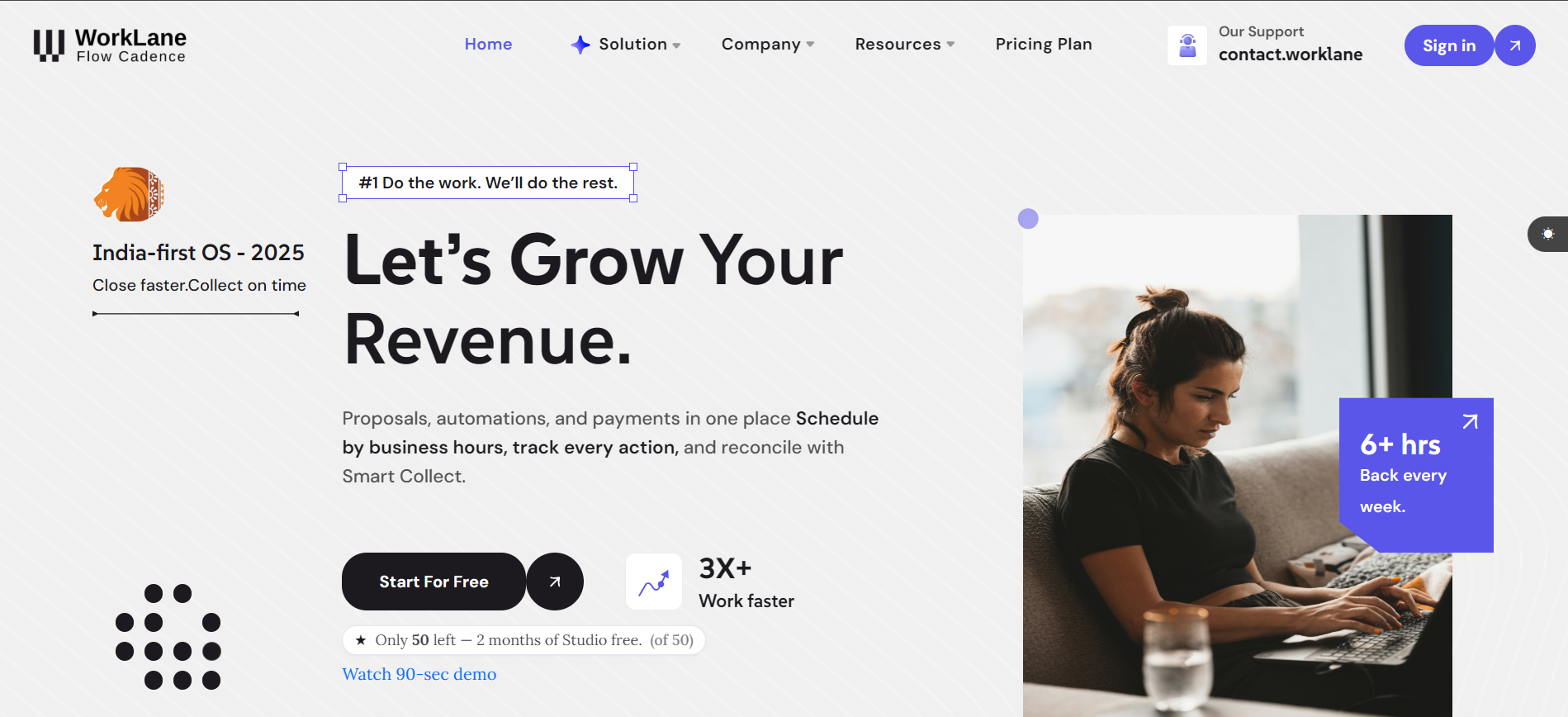 WorkLane - Flow Cadence - Screenshot 2 preview