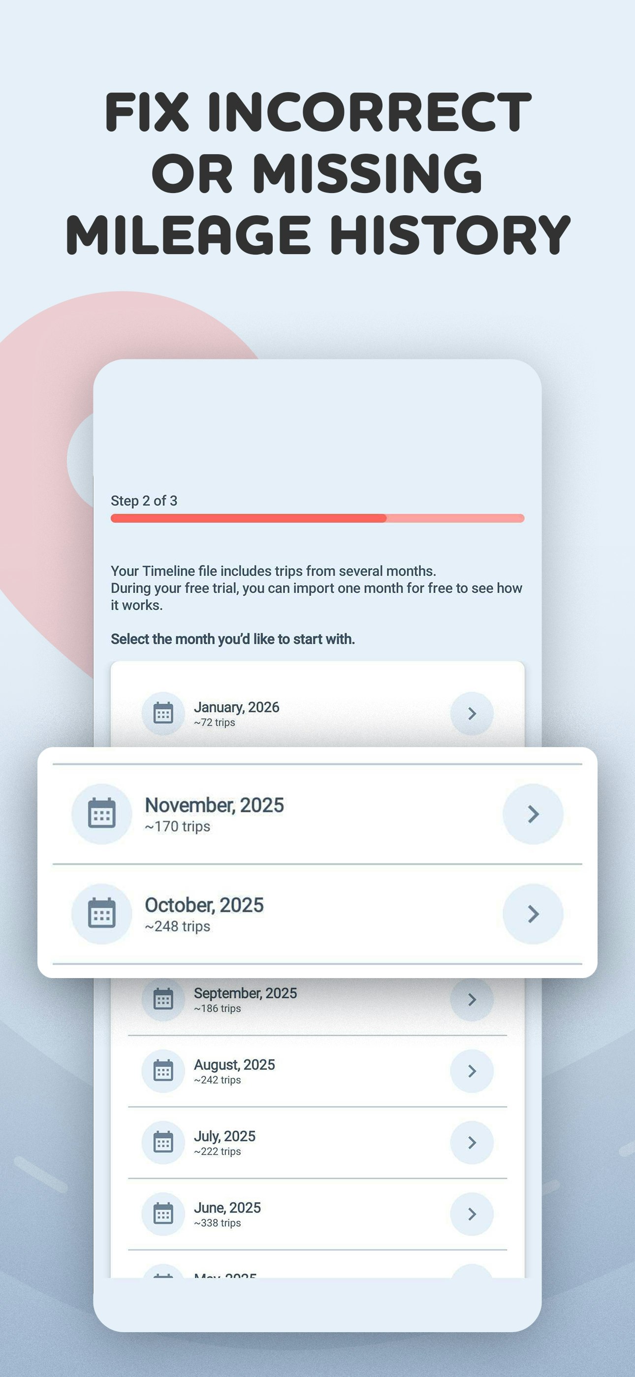 Mileage Log from Google Maps App gallery image