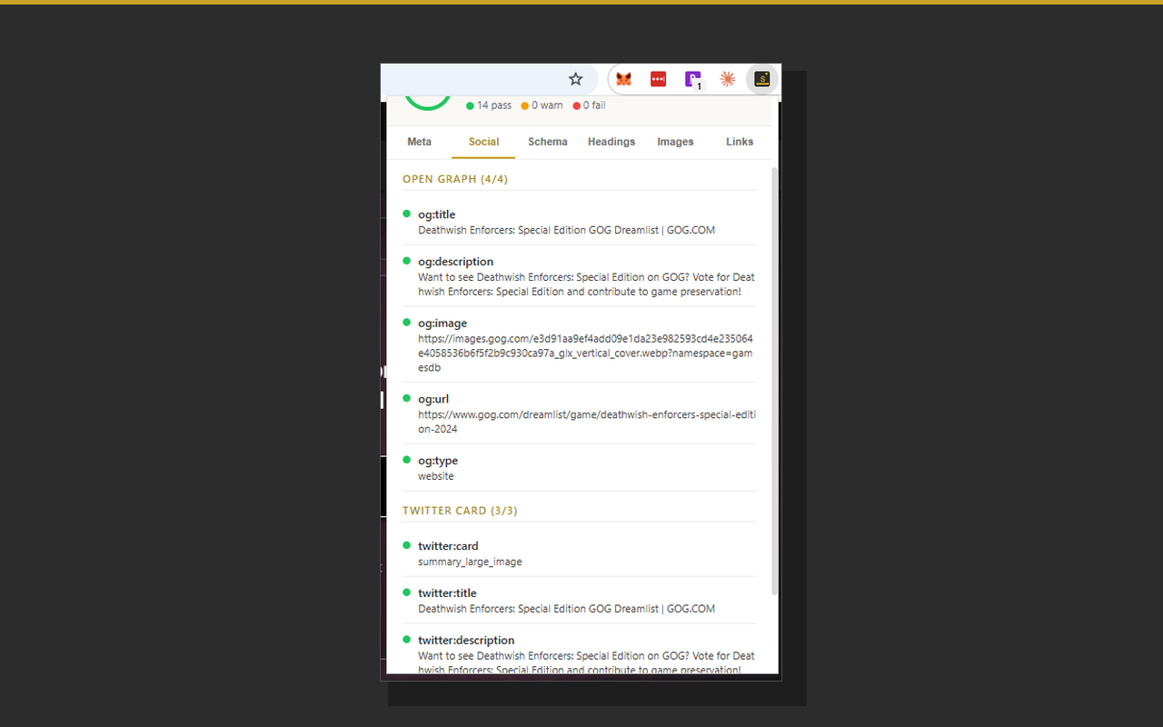 SEObolt SEO Checker (Chrome Extension) gallery image