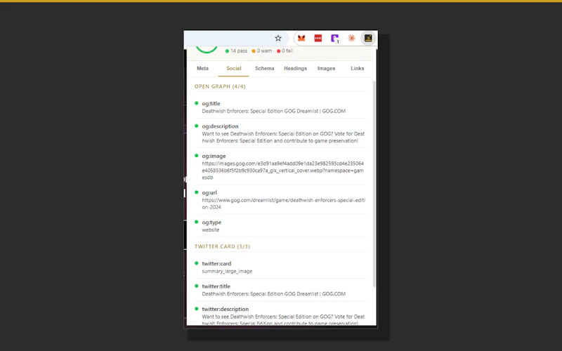 SEObolt SEO Checker (Chrome Extension) screenshot 5
