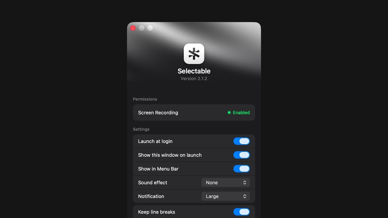 Selectable: OCR & Text Capture gallery image