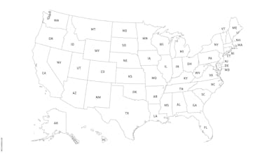Free maps of USA - vector, hi-res, yours gallery image