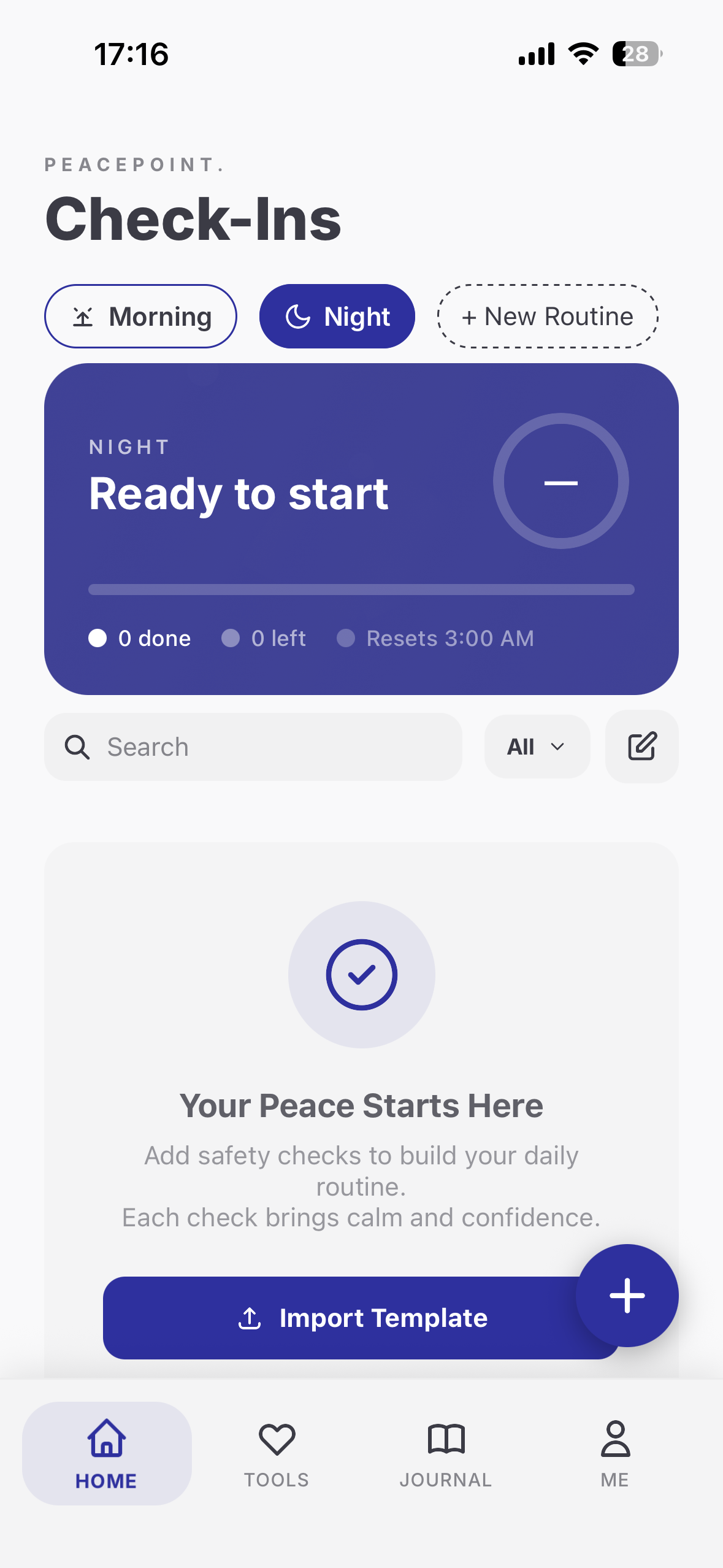 Peacepoint - Check Once. Rest Easy. - Screenshot 2 showing product features and functionality