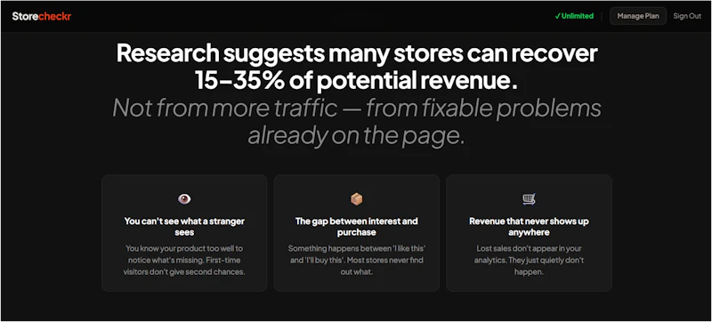 storecheckr.io screenshot 4
