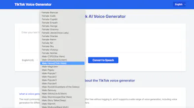 TikTok Voice Generator gallery image