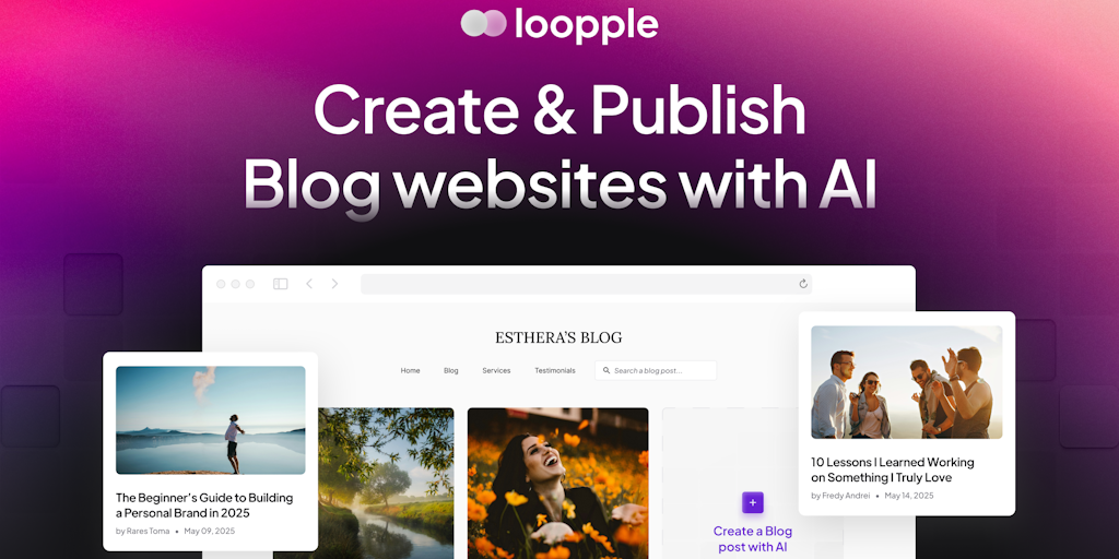 Loopple AI Blog Builder