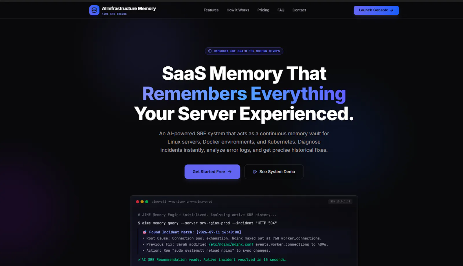 AI Infrastructure Memory screenshot 3