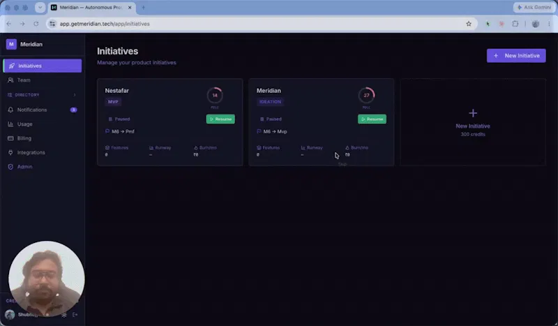 Meridian screenshot 1 (video preview)