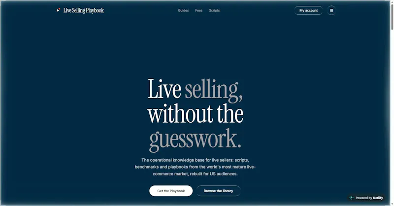 Live Selling Playbook screenshot 1