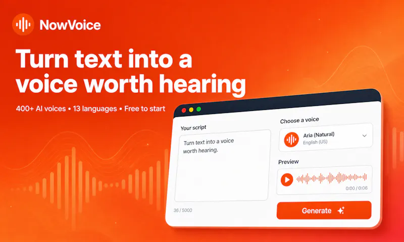 NowVoice screenshot 1