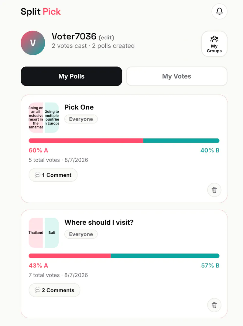 Split Pick — put it to a vote screenshot 10