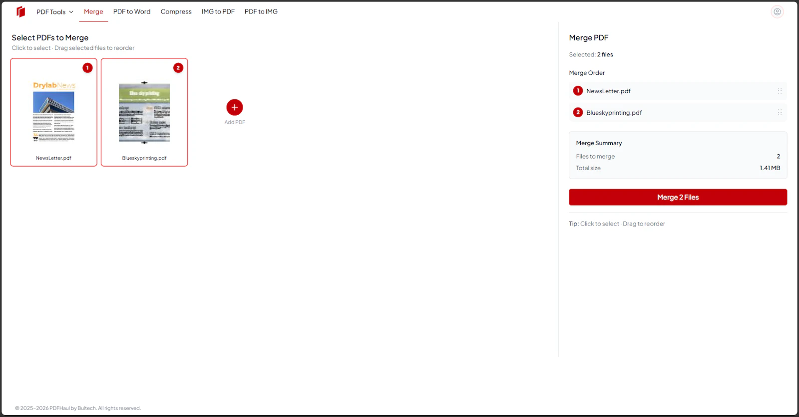 PDFHaul screenshot 3