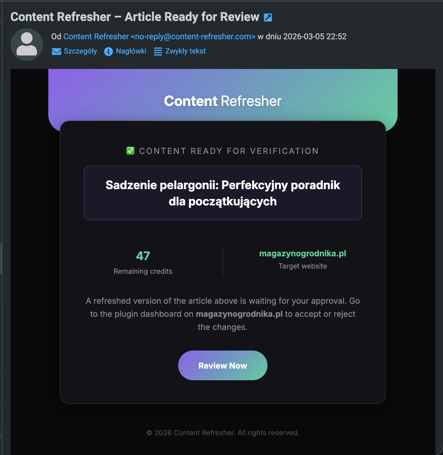 Content Refresher screenshot 4