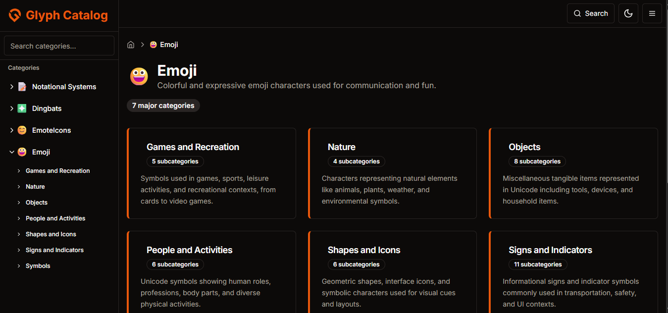 Glyph Catalog - Screenshot 3 preview