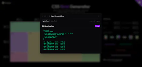 Gridzzly - Visual CSS Grid Builder gallery image