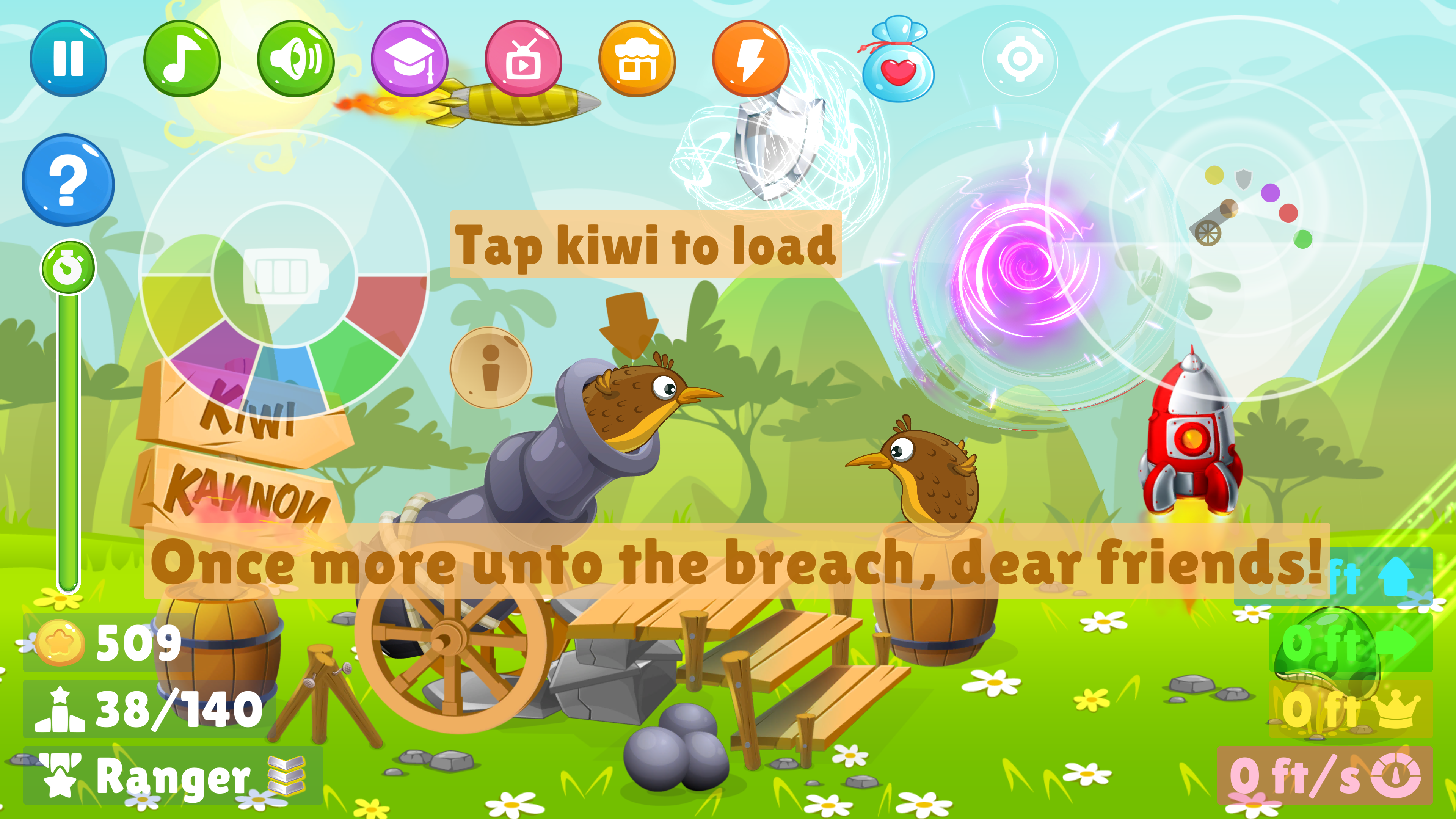 Kiwi -Entführer - Kiwi Kapers Handyspiel für Android & iOS Medien 2