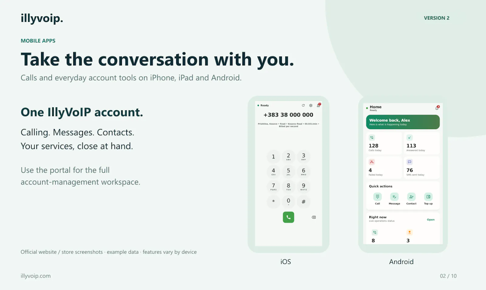IllyVoIP V2 screenshot 2