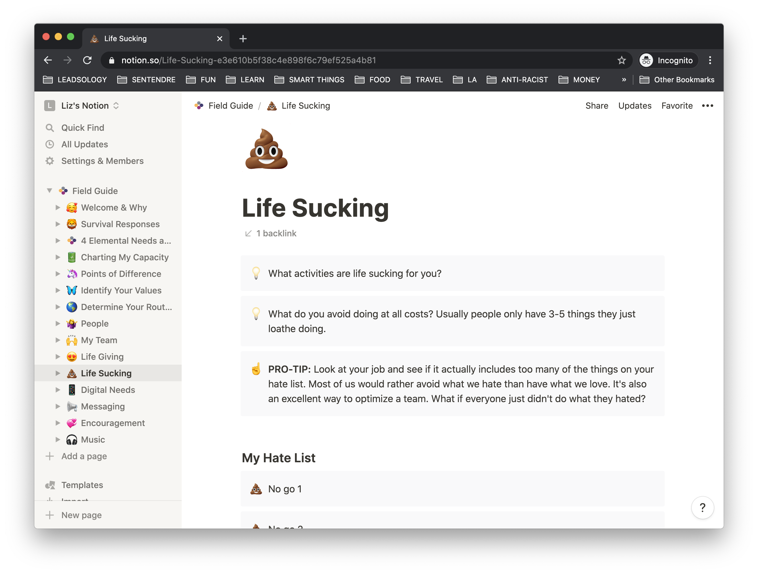 Name Your Needs at Work w/ Notion gallery image