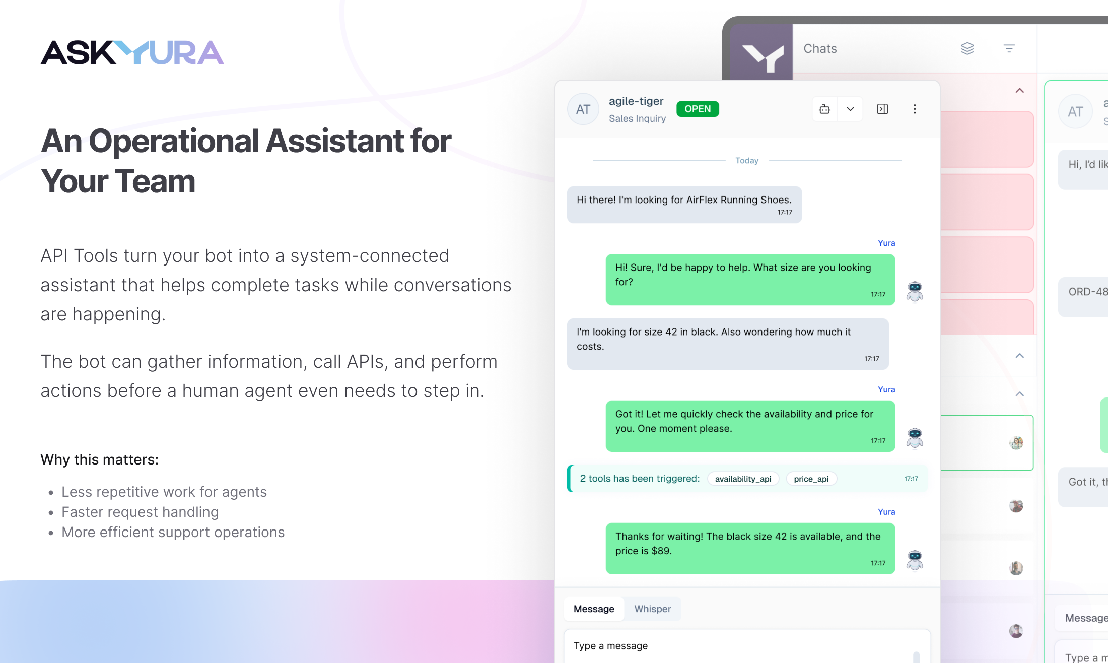 Action-Driven Chatbots with API Tools gallery image