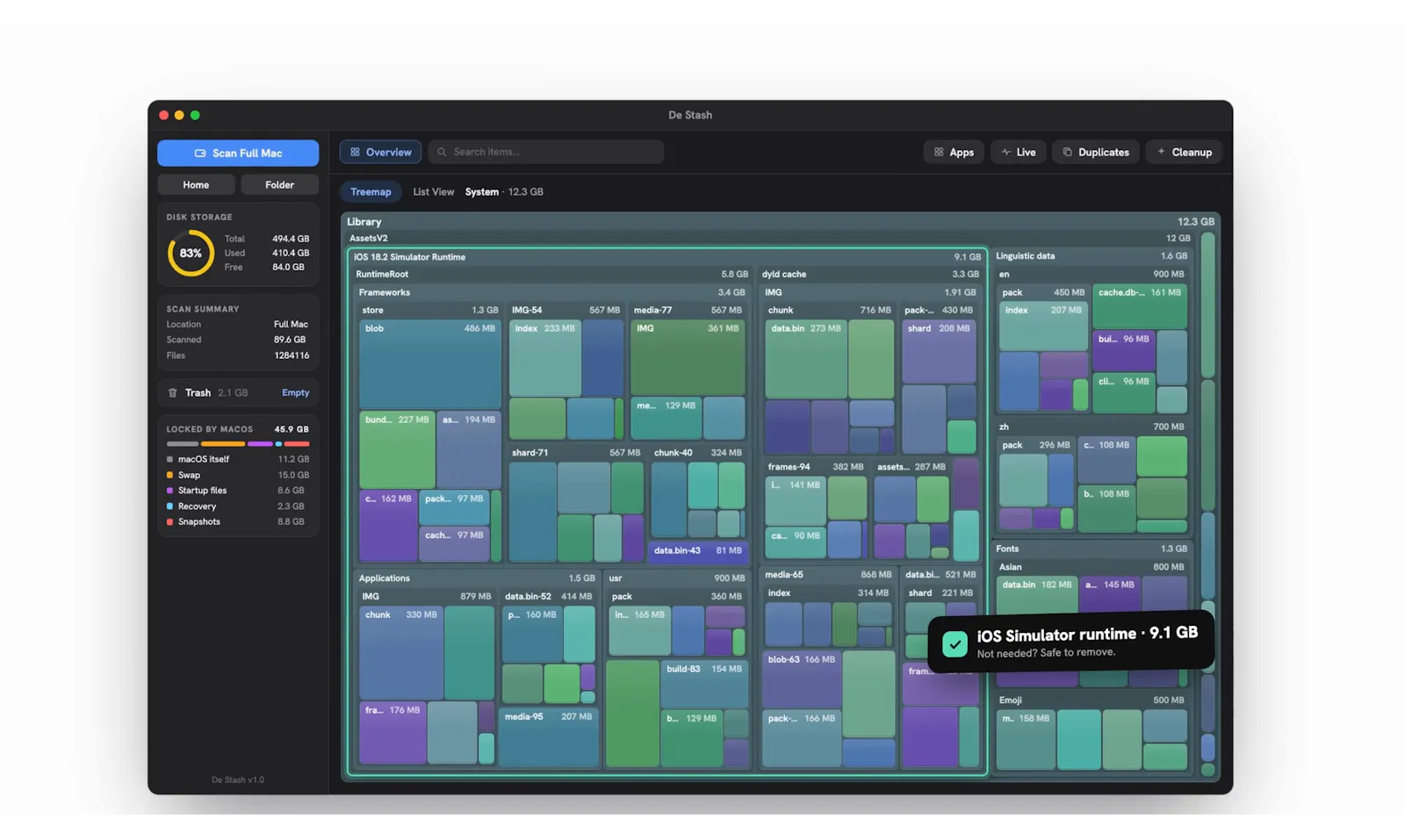 De Stash screenshot 4