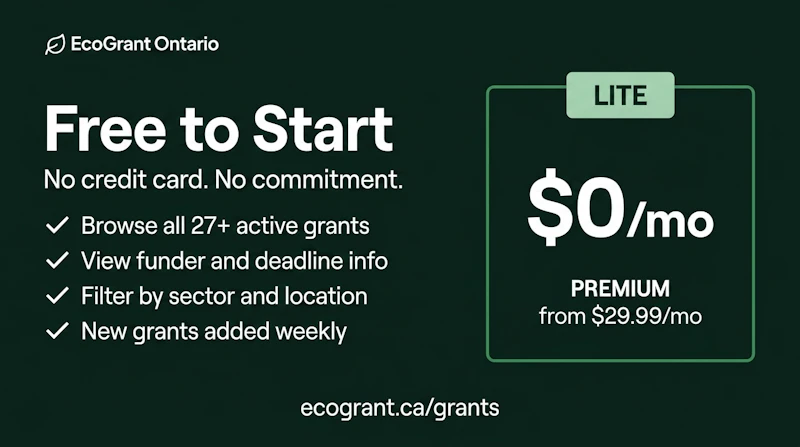EcoGrant Ontario screenshot 3