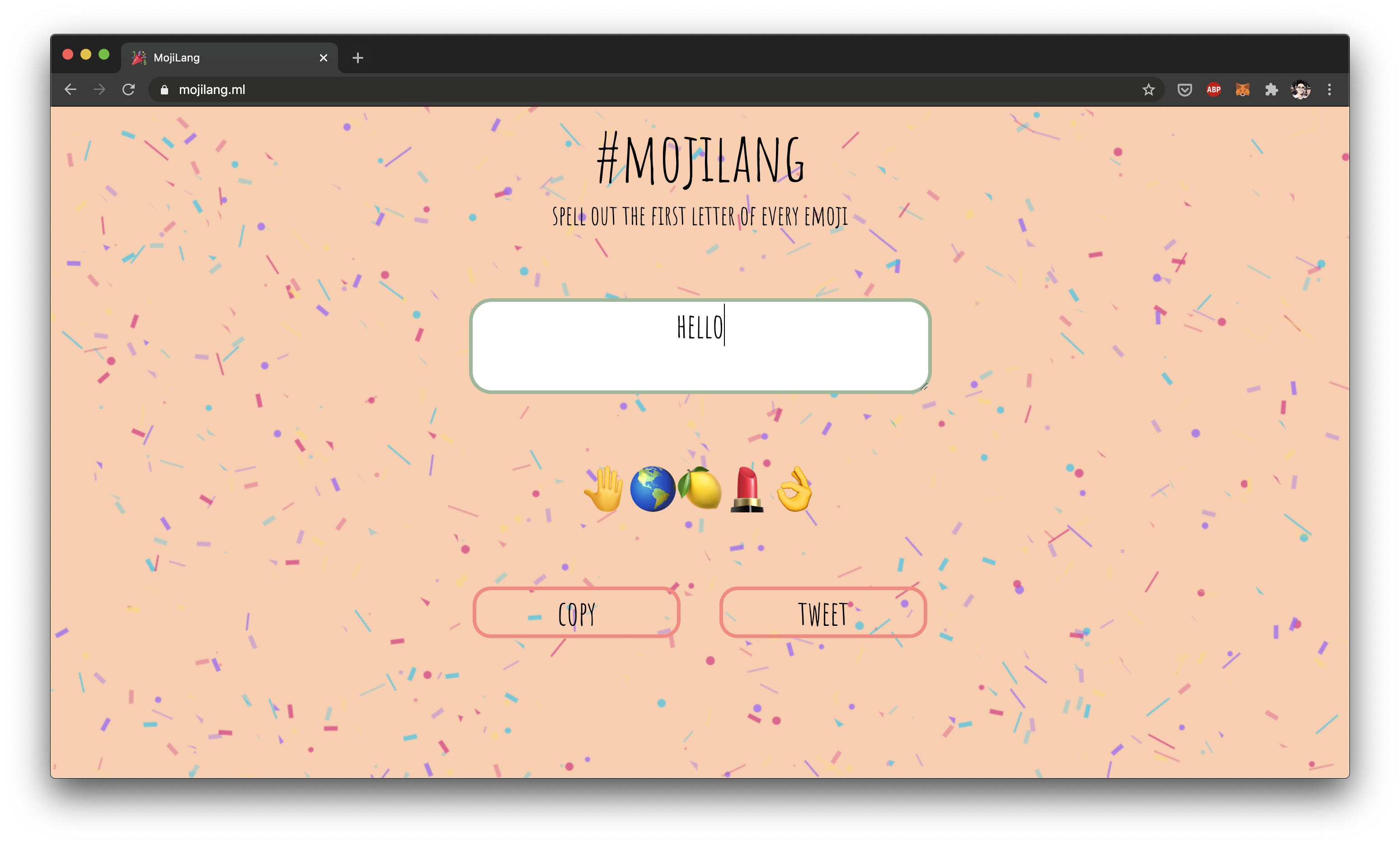 MojiLang gallery image