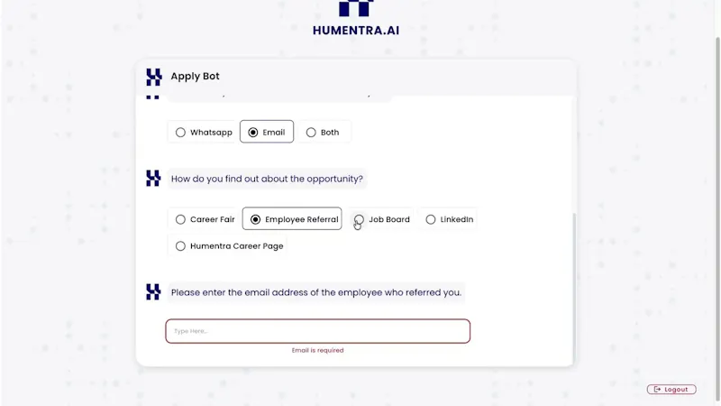 Humentra screenshot 1 (video preview)