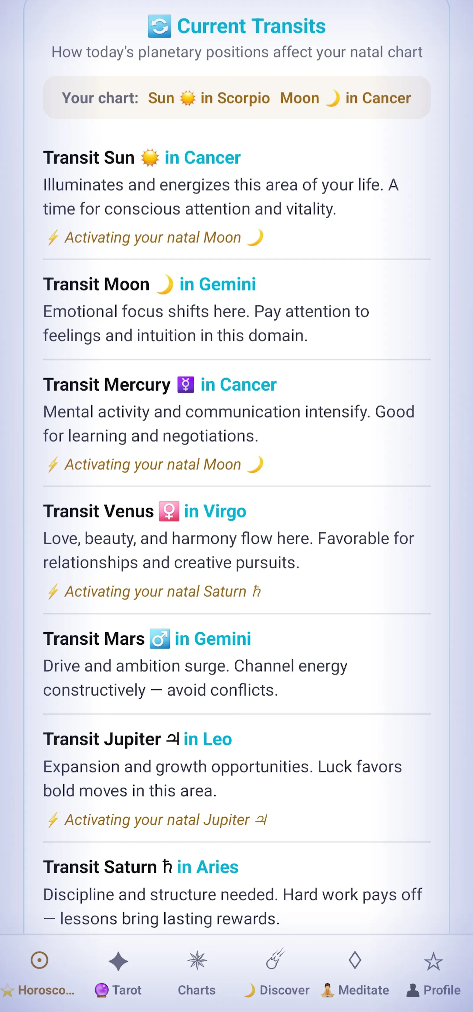 AstroTarot Horoscope & Tarot screenshot 8