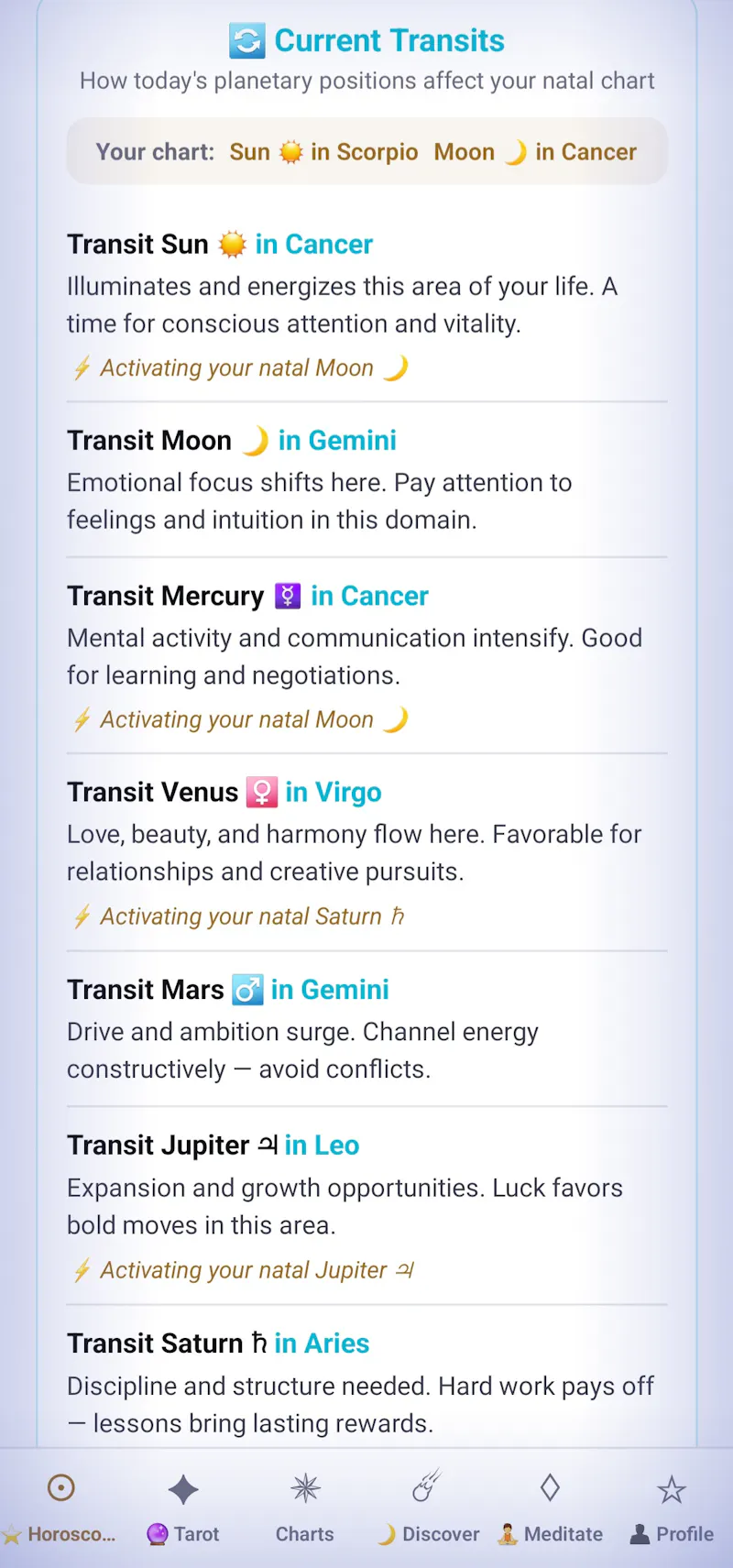 AstroTarot Horoscope & Tarot screenshot 8