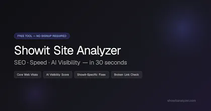 Showit Site Analyzer gallery image