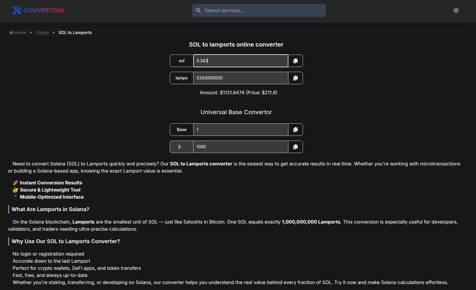 Convertool gallery image