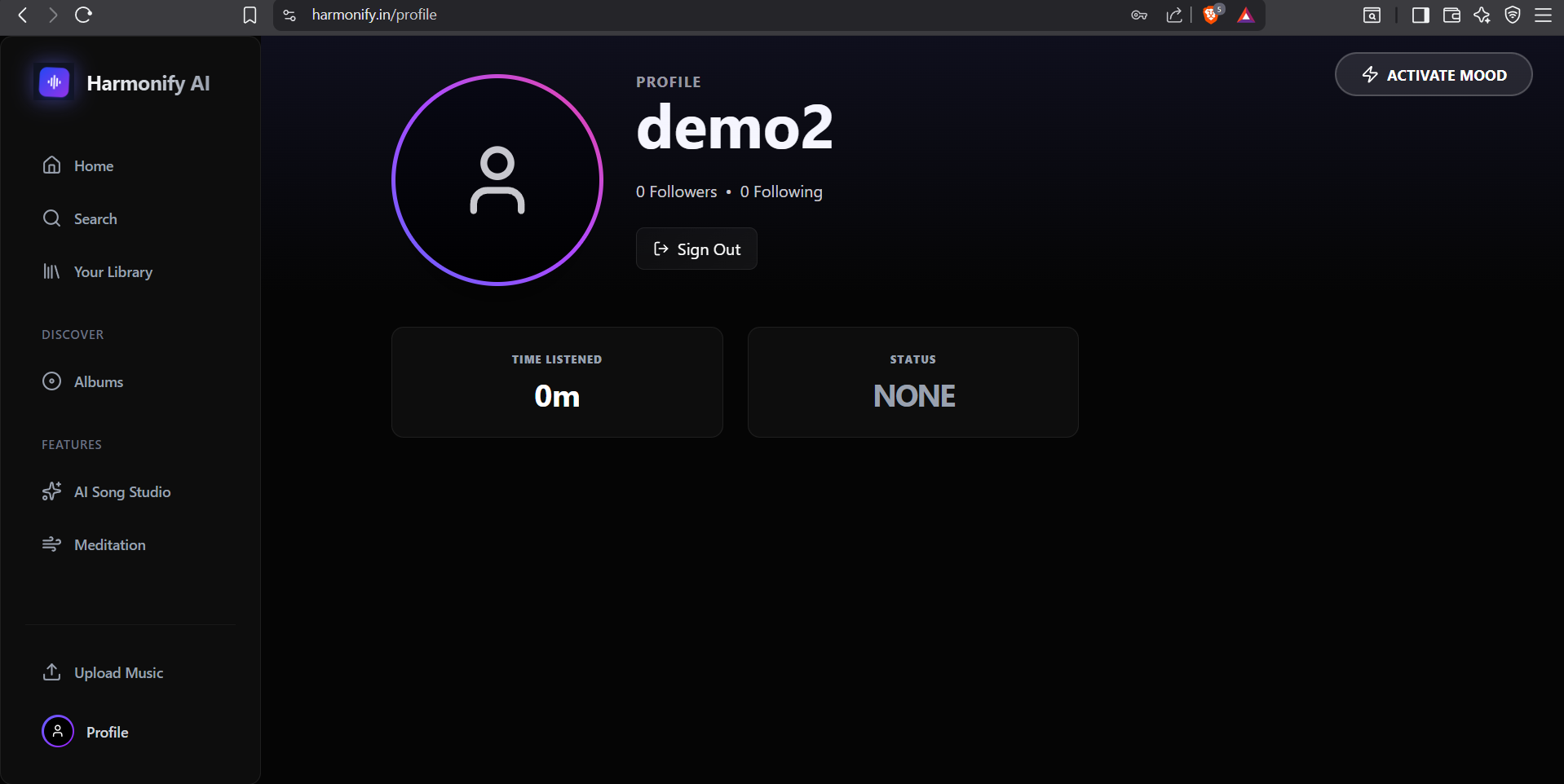 Harmonify Music AI gallery image