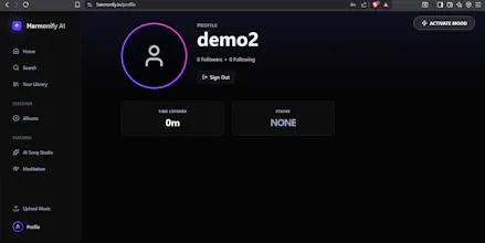 Harmonify Music AI gallery image