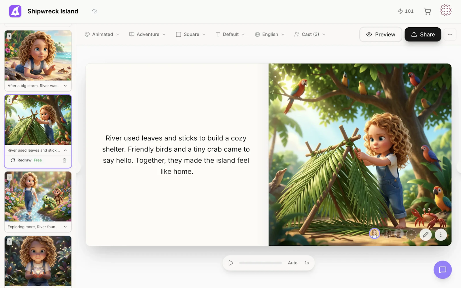 ToonyStory screenshot 2