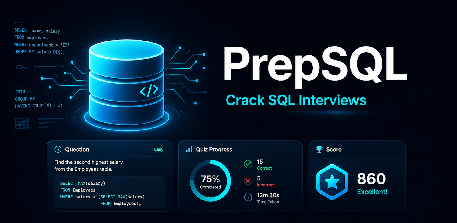  PrepSQL screenshot 1