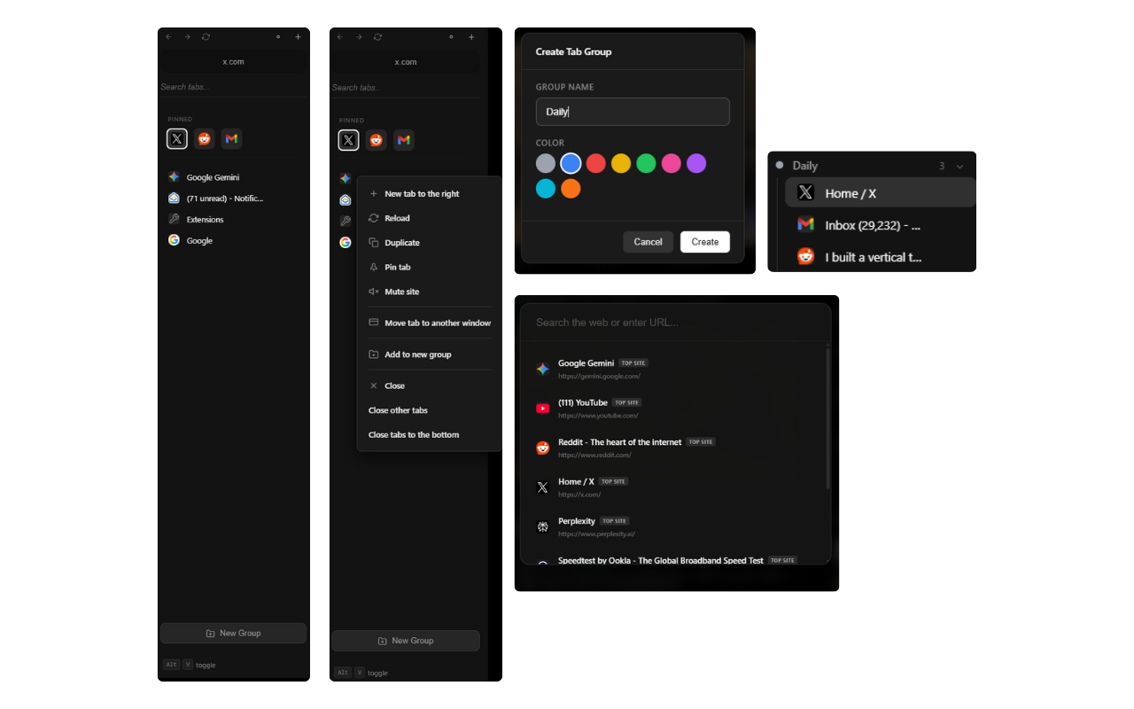 Zenith Vertical Tabs gallery image