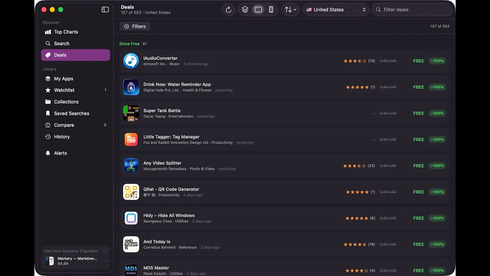 AppSift screenshot 1 (video preview)